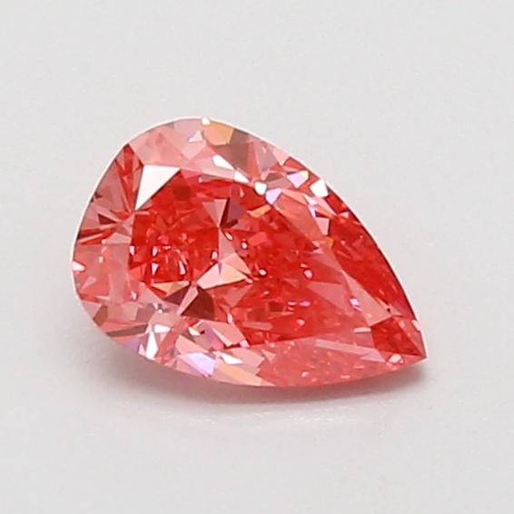 0.70 Ct. Fancy Vivid Pink Pear Lab Grown Diamond