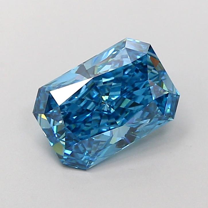 2.11 Ct. Fancy Vivid  Blue Radiant Lab Grown Diamond