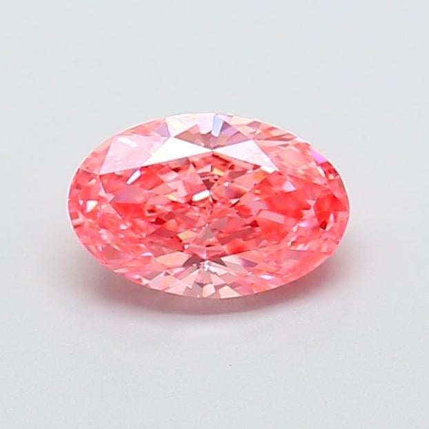 1.10 Ct. Fancy Vivid Pink Oval Lab Grown Diamond