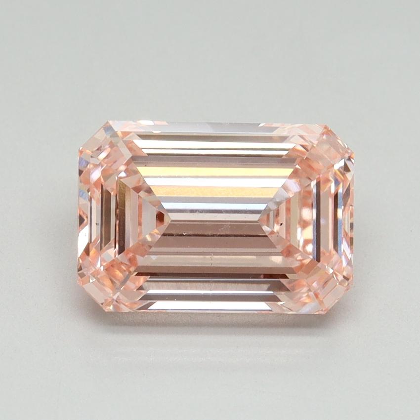 3.09 Ct. Fancy Intense Pink Emerald Lab Grown Diamond