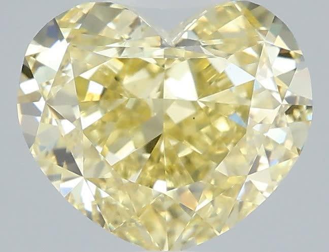 1.60 Ct. Fancy Intense Yellow Heart Lab Grown Diamond