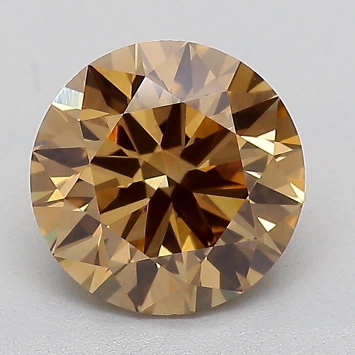 1.50 Ct. Fancy  Brown Round Lab Grown Diamond