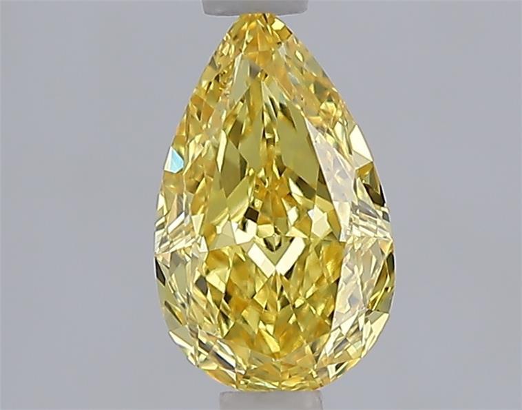 1.06 Ct. Fancy Vivid Yellow Yellow Pear Lab Grown Diamond