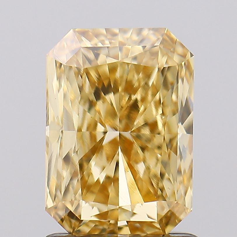 1.52 Ct. Fancy Yellow Radiant Lab Grown Diamond
