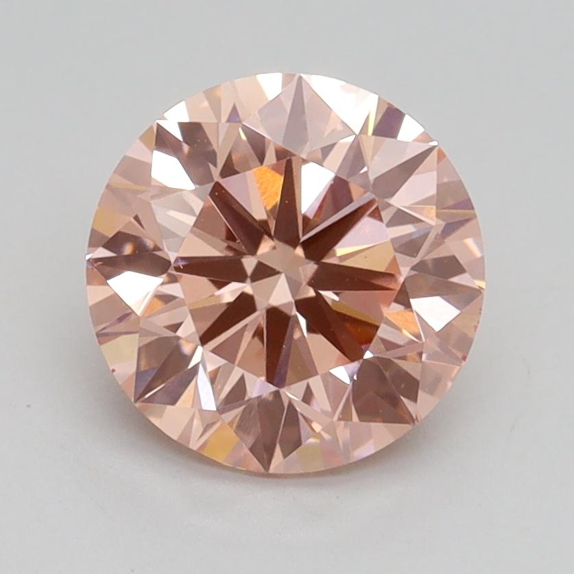 1.81 Ct. Fancy Intense Pink Round Lab Grown Diamond