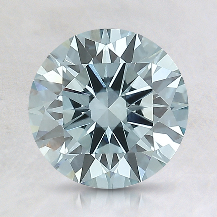 1.66 Ct. Fancy Intense Blue Round Lab Created Diamond