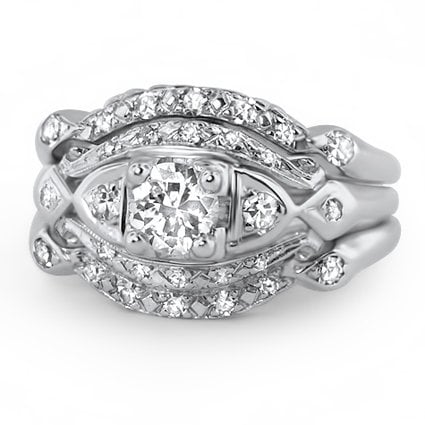 Retro Diamond Vintage Ring