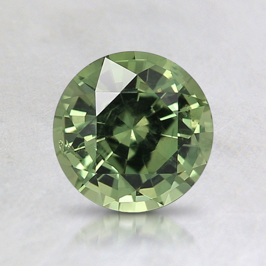 6.2mm Green Round Sapphire