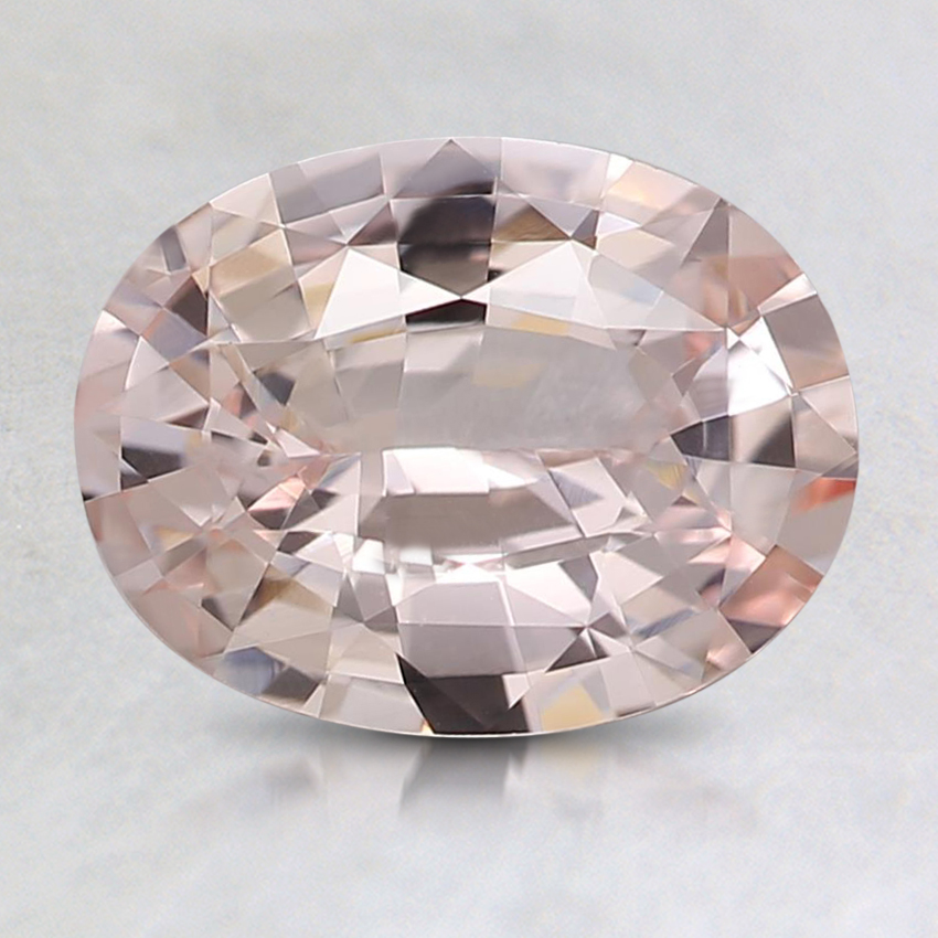 8.5x6.5mm Peach Oval Sapphire