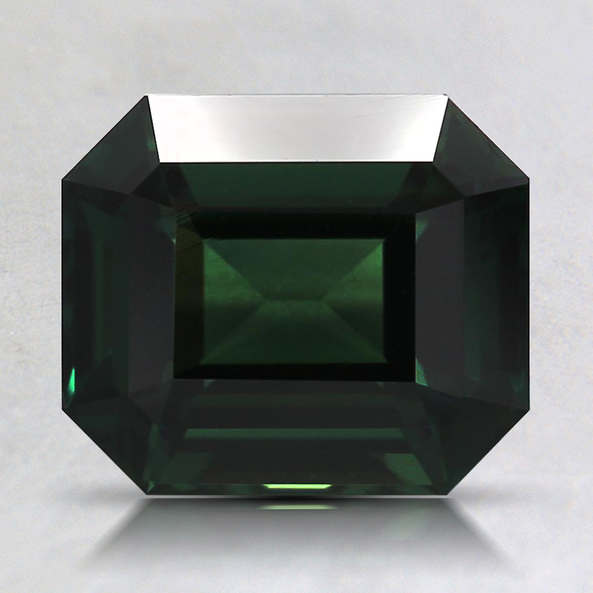 8.3x7mm Unheated Teal Emerald Sapphire