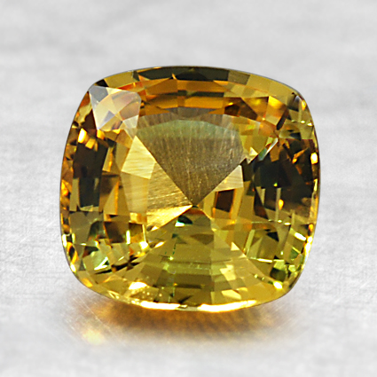 7mm Yellow Cushion Sapphire