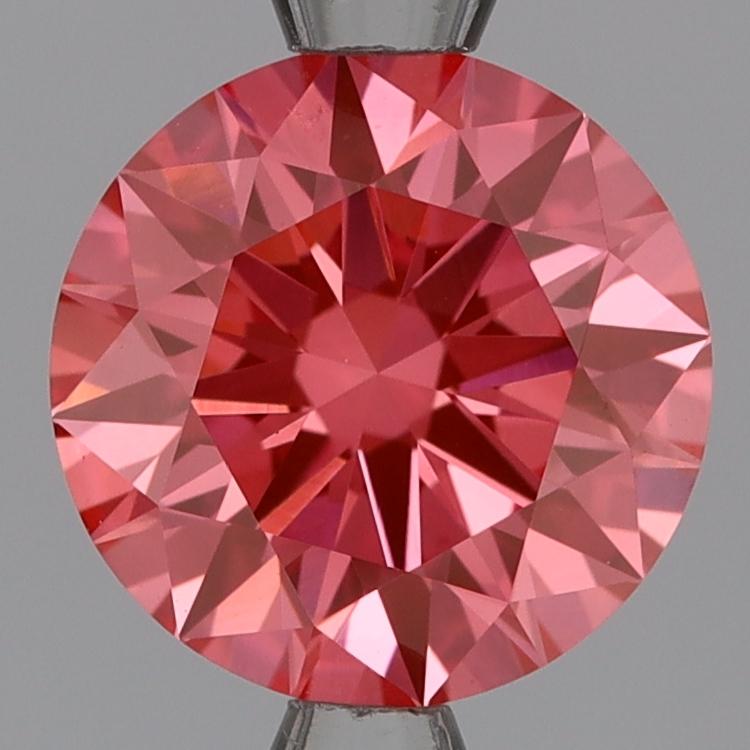 2.04 Ct. Fancy Vivid Pink Round Lab Grown Diamond