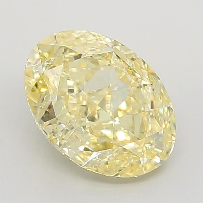 2.25 Ct. Fancy Intense Yellow Oval Lab Grown Diamond