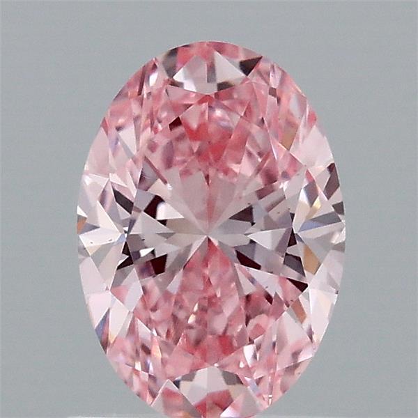0.94 Ct. Fancy Vivid Pink Oval Lab Grown Diamond