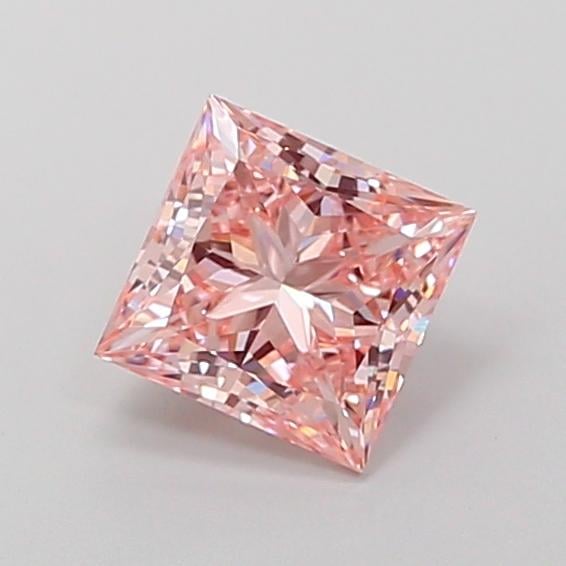 1.52 Ct. Fancy Intense Pink Princess Lab Grown Diamond
