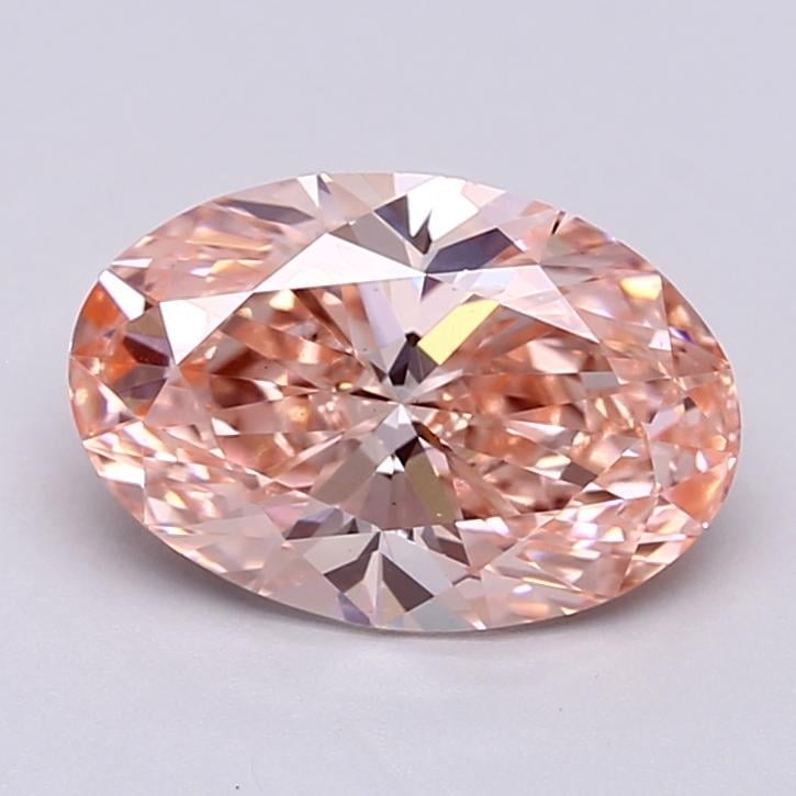 2.79 Ct. Fancy Vivid  Pink Oval Lab Grown Diamond