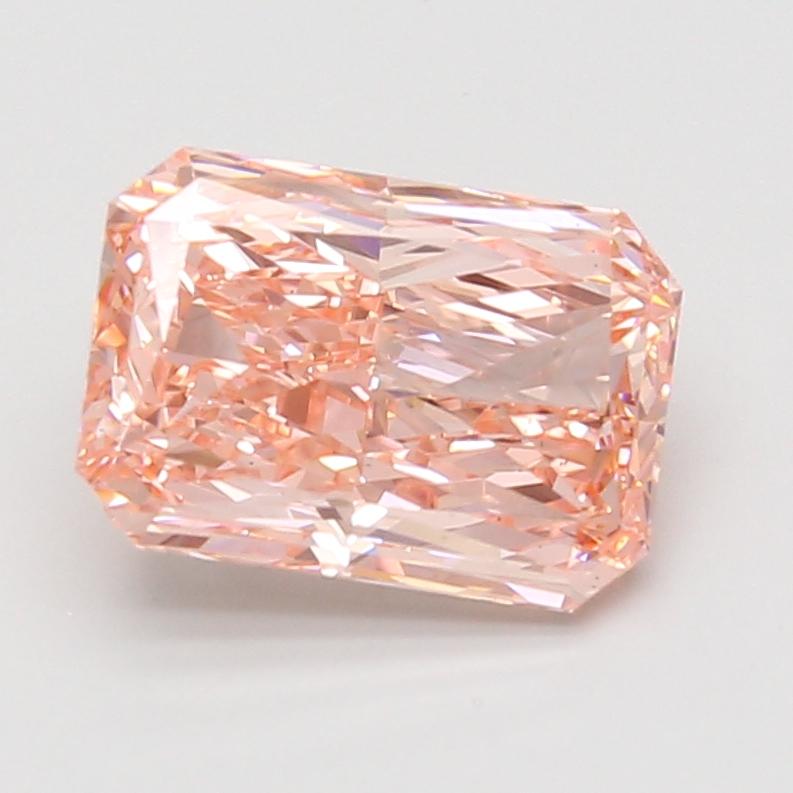 3.06 Ct. Fancy Vivid Pink Radiant Lab Grown Diamond