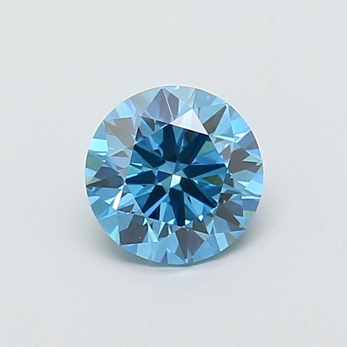 1.00 Ct. Fancy Vivid Blue Round Lab Grown Diamond