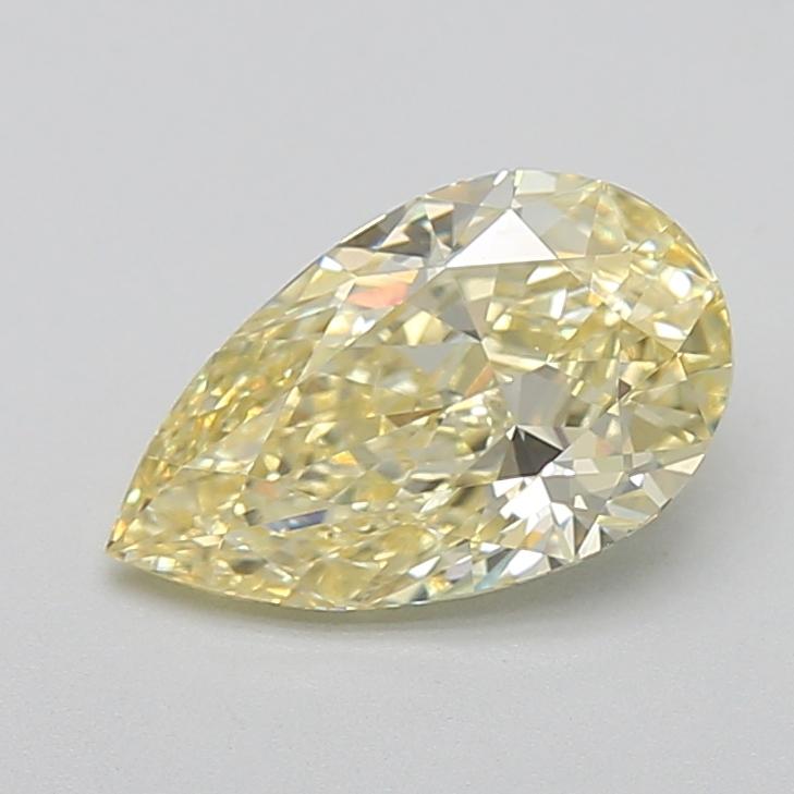 2.03 Ct. Fancy Light  Yellow Pear Lab Grown Diamond