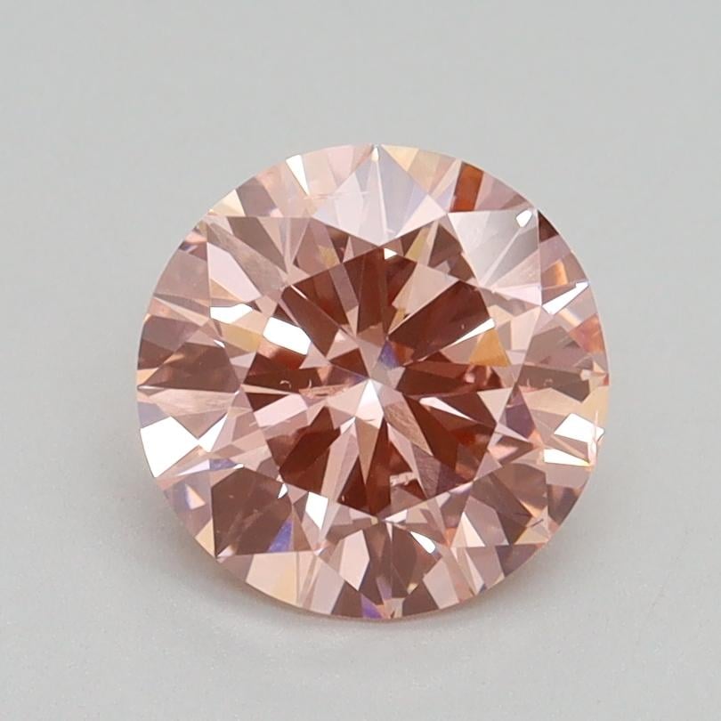 1.31 Ct. Fancy Intense Pink Round Lab Grown Diamond