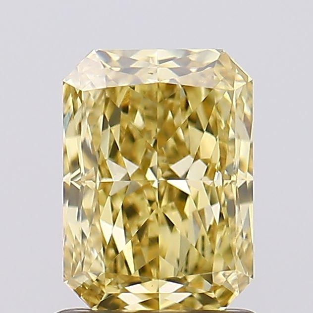 1.30 Ct. Fancy Vivid  Yellow Radiant Lab Grown Diamond