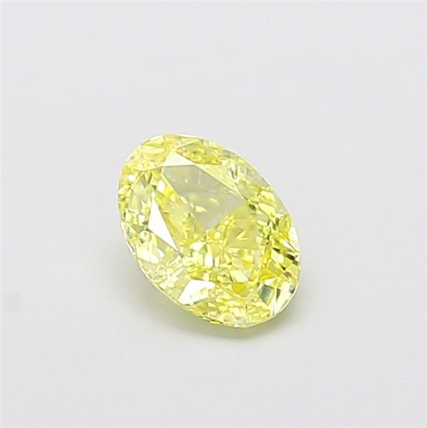 1.01 Ct. Fancy Intense Yellow Oval Lab Grown Diamond