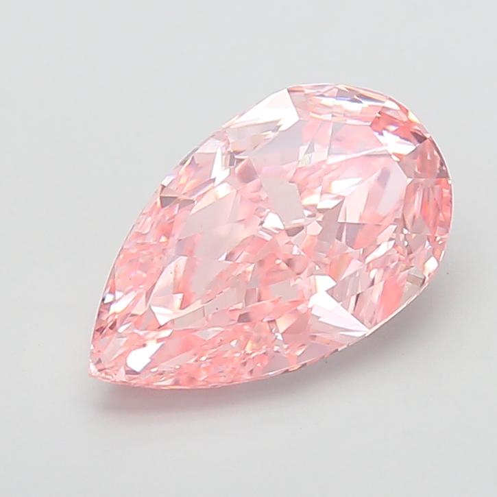 5.01 Ct. Fancy Vivid Pink Pear Lab Grown Diamond