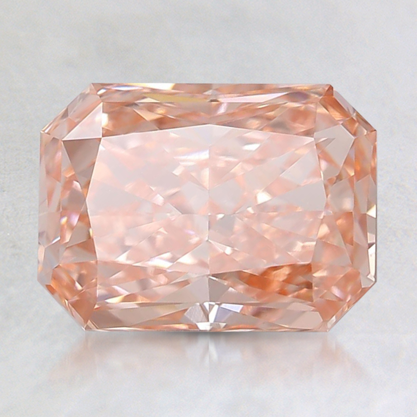 1.76 Ct. Fancy Intense Orangy Pink Radiant Lab Grown Diamond