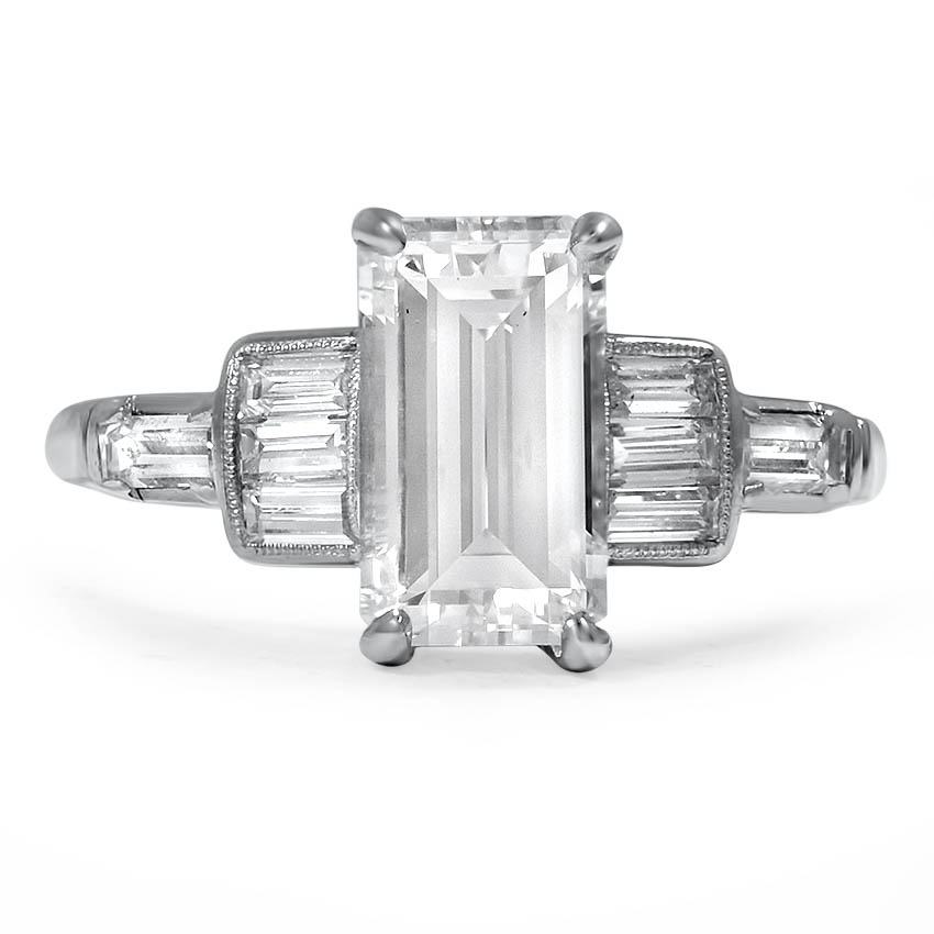 Art Deco Diamond Vintage Ring | Jeffie | Brilliant Earth