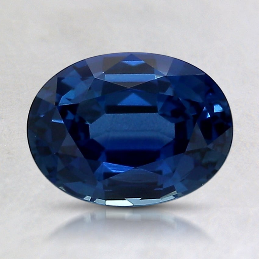 8.1x6.1mm Blue Oval Sapphire