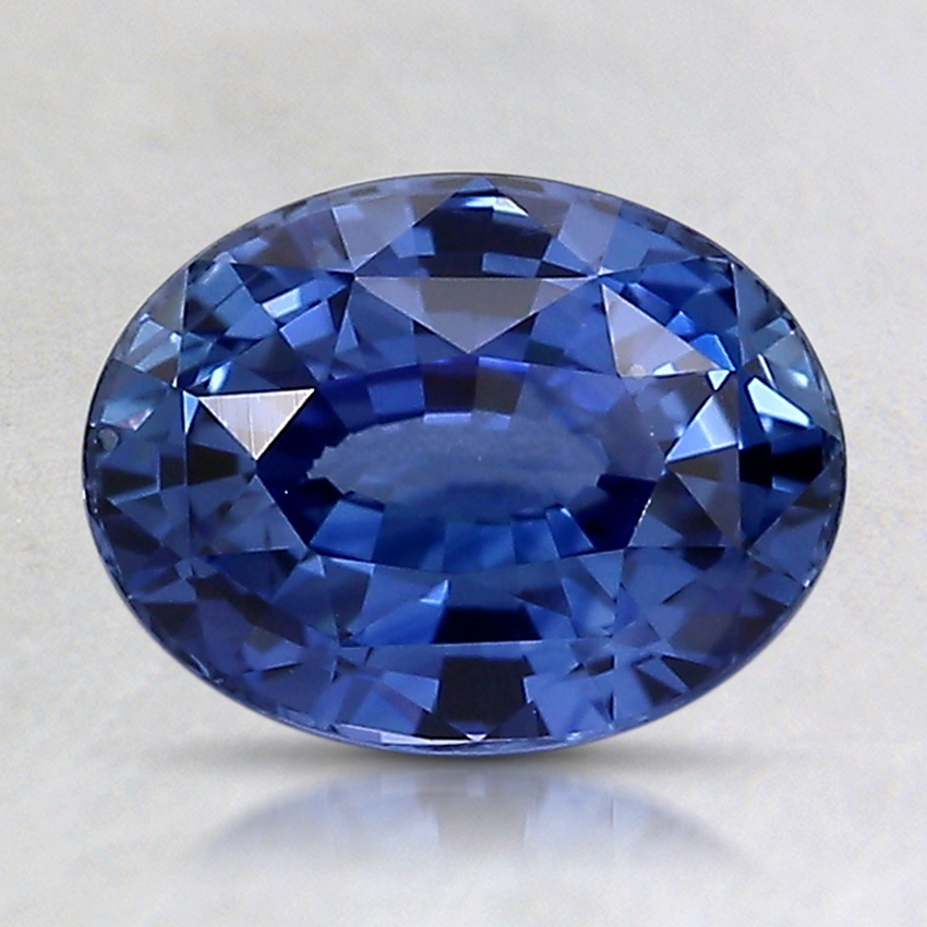 8.4x6.4mm Blue Oval Sapphire
