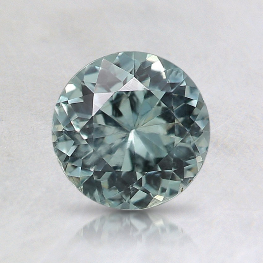 6.2mm Unheated Teal Round Montana Sapphire