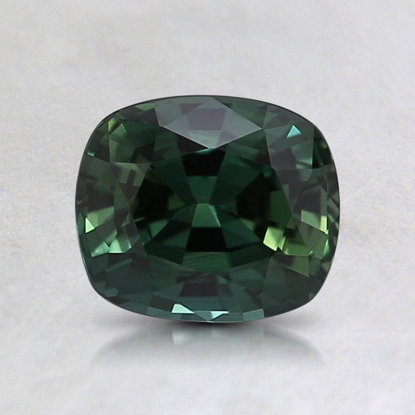 6.5x5.6mm Teal Cushion Sapphire
