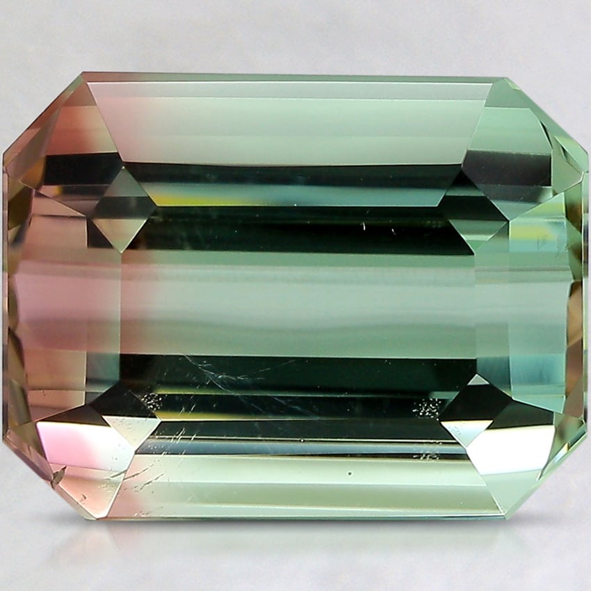 15.2x11.8mm Unheated Bi-Color Emerald Tourmaline