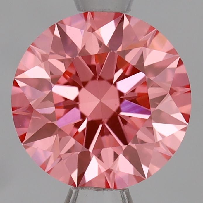 1.08 Ct. Fancy Vivid Pink Round Lab Grown Diamond