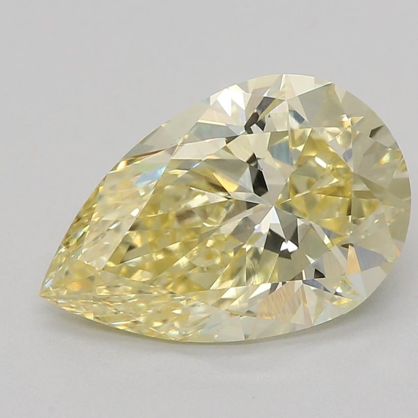 1.79 Ct. Fancy Yellow Pear Lab Grown Diamond