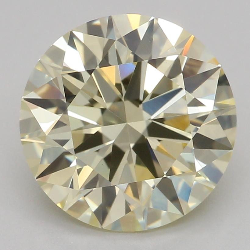 2.03 Ct. Fancy Light Yellow Round Lab Grown Diamond