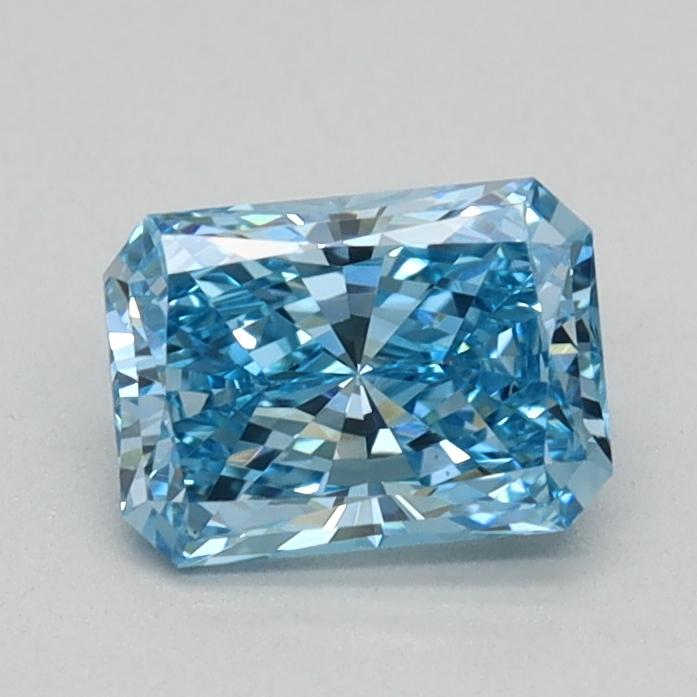 0.55 Ct. Fancy Vivid Blue Radiant Lab Grown Diamond