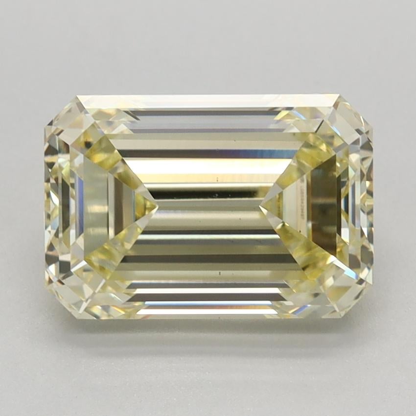 2.53 Ct. Fancy Light Yellow Emerald Lab Grown Diamond