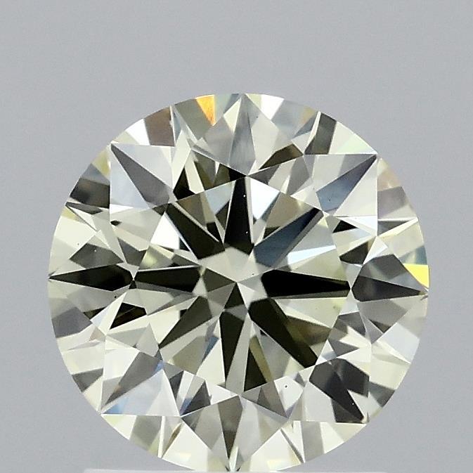 1.51 Ct. Fancy Light Yellow Round Lab Grown Diamond