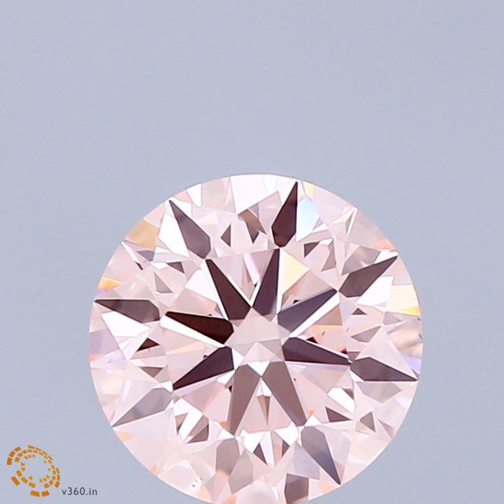 1.89 Ct. Fancy Pink Round Lab Grown Diamond