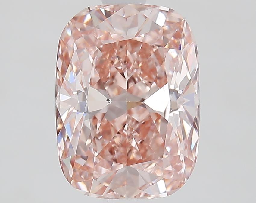 2.12 Ct. Fancy Intense Pink Cushion Lab Grown Diamond