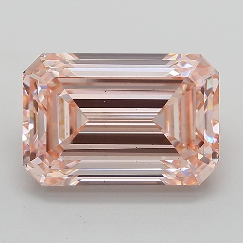 6.20 Ct. Fancy Intense  Pink Emerald Lab Grown Diamond