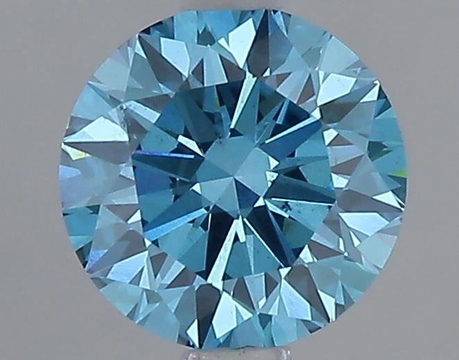 1.00 Ct. Fancy Vivid Blue Round Lab Grown Diamond