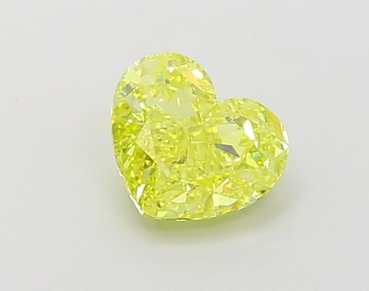 1.20 Ct. Fancy Vivid  Yellow Heart Lab Grown Diamond