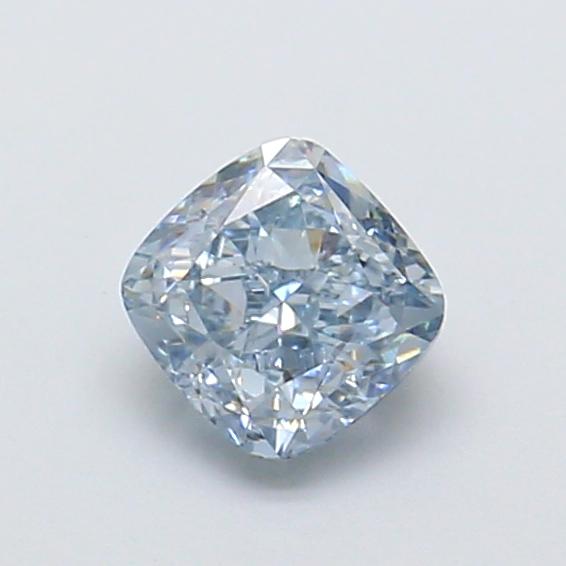 1.01 Ct. Fancy Intense  Blue Cushion Lab Grown Diamond
