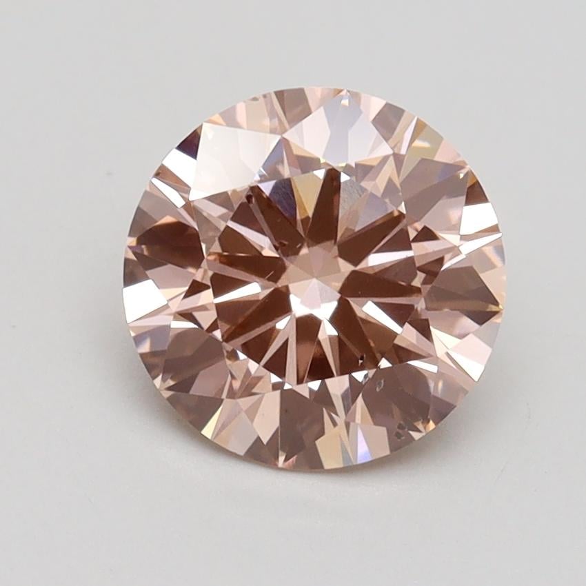 1.61 Ct. Fancy Intense Pink Round Lab Grown Diamond