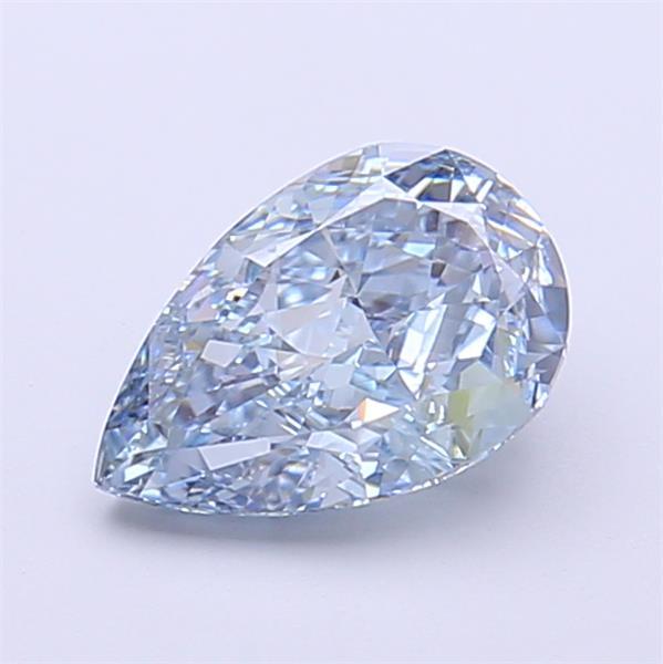 1.29 Ct. Fancy Intense Blue Pear Lab Grown Diamond