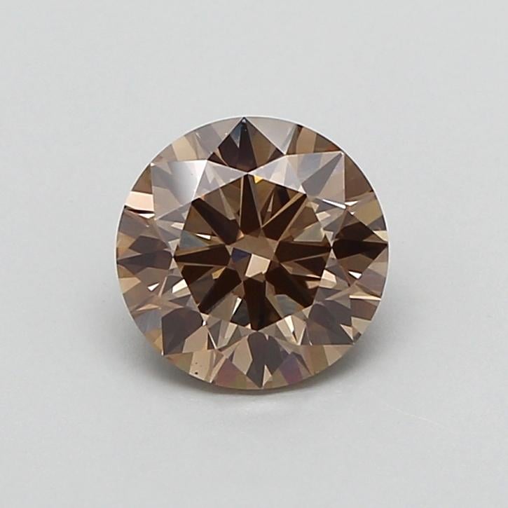 1.46 Ct. Fancy Light  Brown Round Lab Grown Diamond