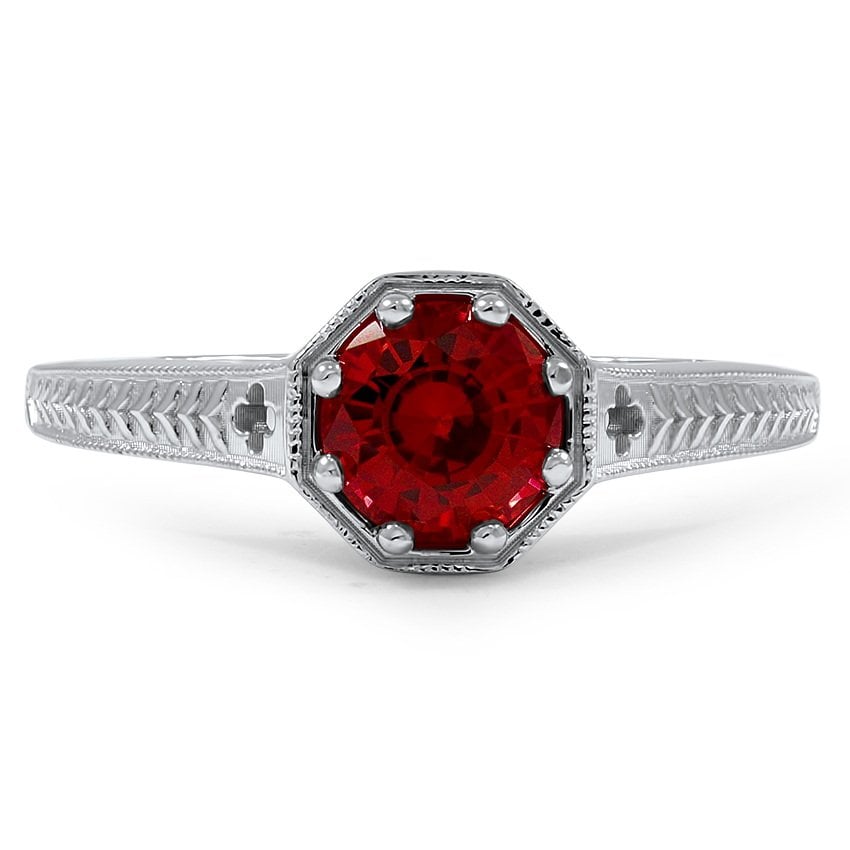 Art Deco Ruby Vintage Ring